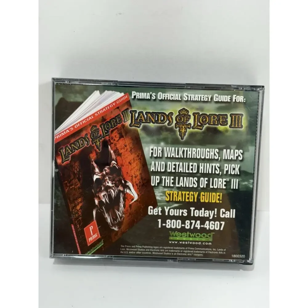Lands of‎ Lore III 3 (PC, 1999) 4 Discs Strategy Game